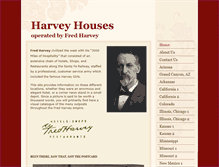 Tablet Screenshot of harvey-house.info